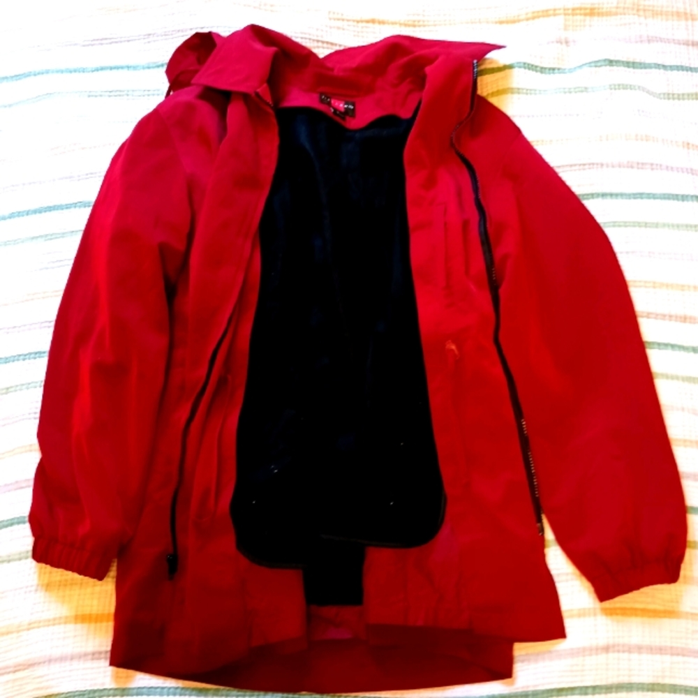 Women's Red Gallery Raincoat